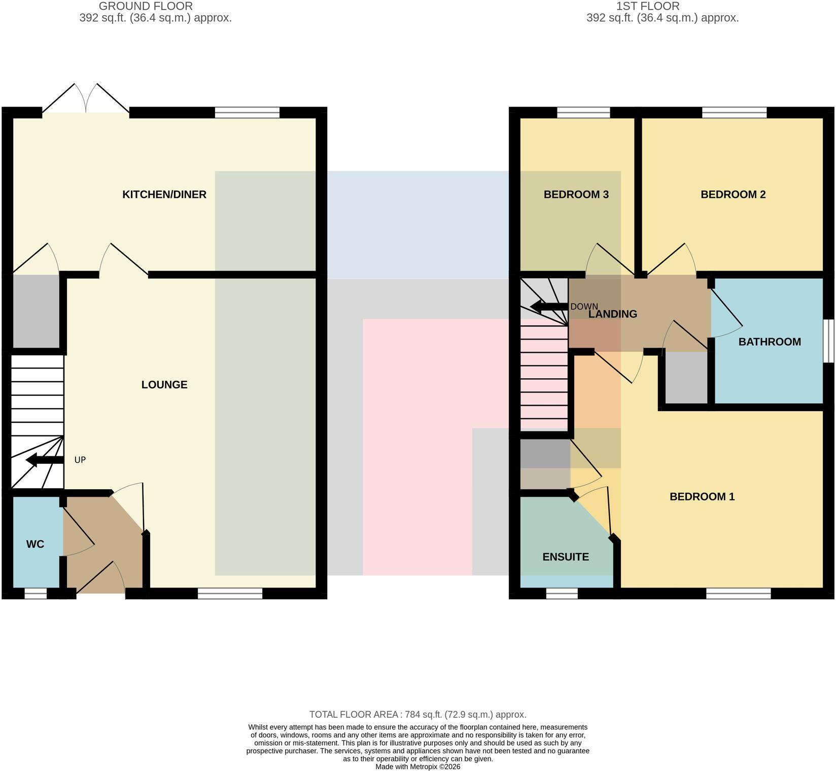 Gwern Gwynfael, Capel Llanilltern, CF5 floorplan