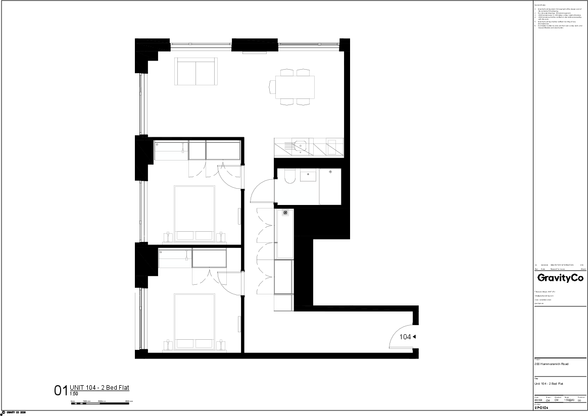 Gravity Co Hammersmith, W6, London floorplan