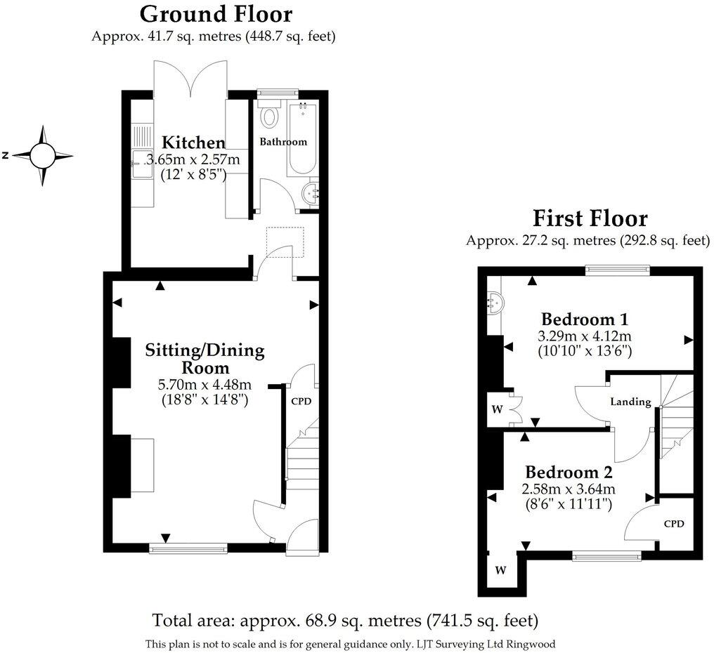 Garden Road, Burley, Ringwood, BH24 floorplan