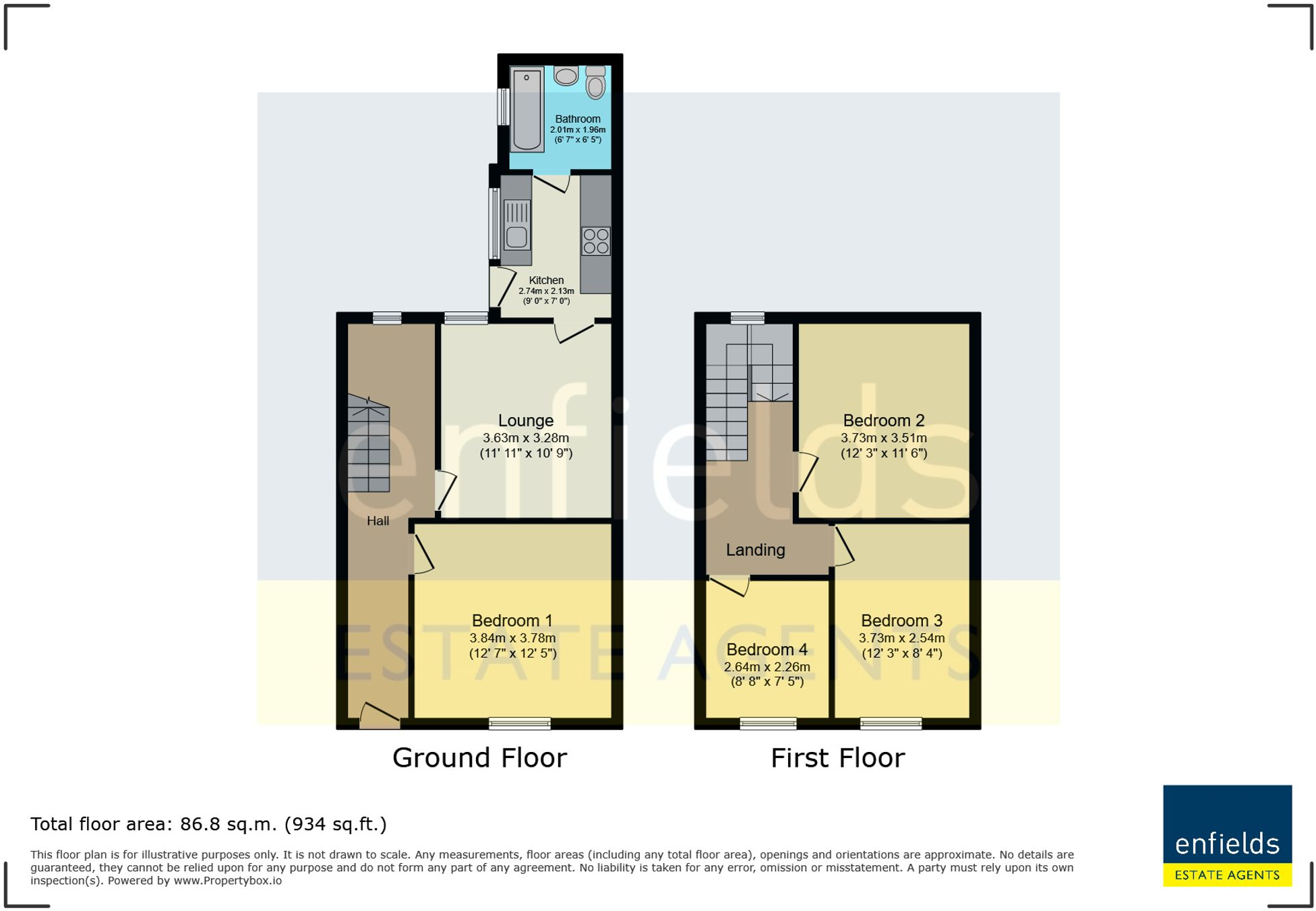 Wycliffe Road, Bournemouth, BH9 floorplan