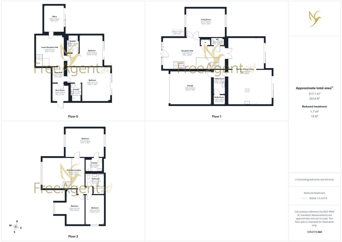 #WelcomeHome to: Attwood House, Park Attwood Court, Trimpley Lane, Shatterford, Bewdley, DY12 1DH floorplan