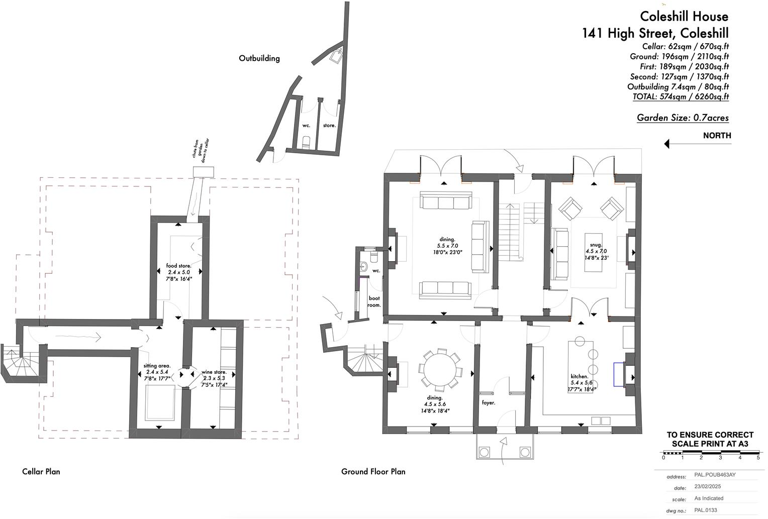 Coleshill House & Coach House - High Street, Coleshill floorplan