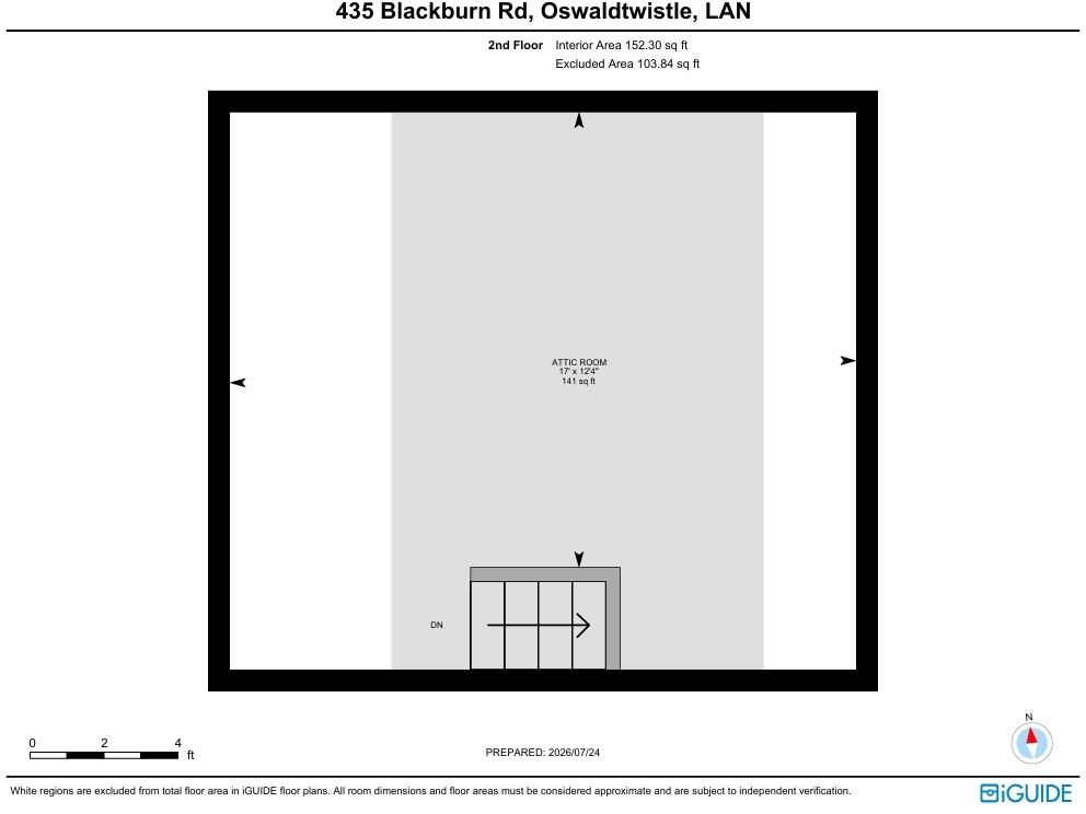 Blackburn Road, Oswaldtwistle, Accrington, Lancashire, BB5 floorplan