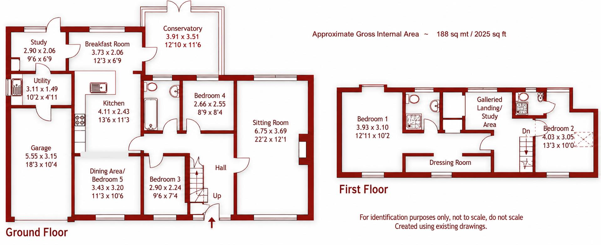 Wimborne Road West, Wimborne floorplan