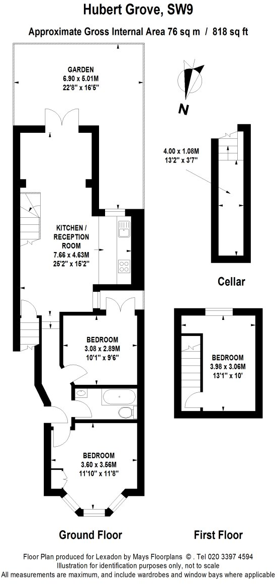 Hubert Grove, Sw9 floorplan