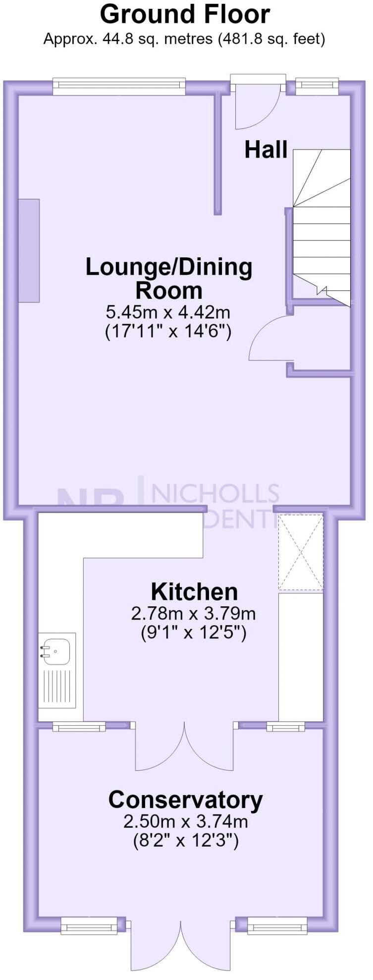 Rollesby Road, Chessington, Surrey. KT9 floorplan