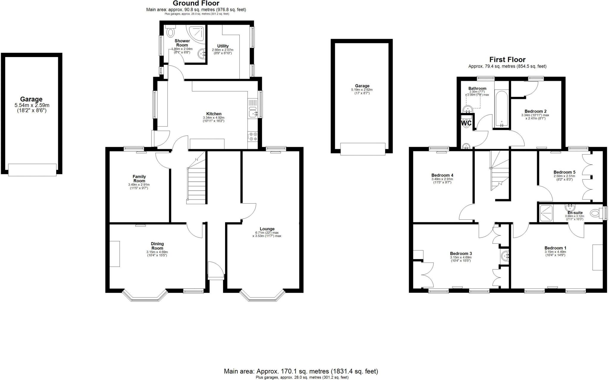 Chobham, Surrey floorplan