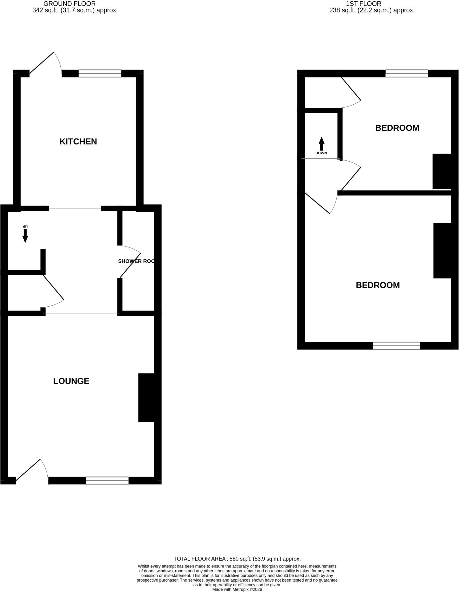 67 Egton Street, Hull, East Riding of Yorkshire HU8 7HS floorplan