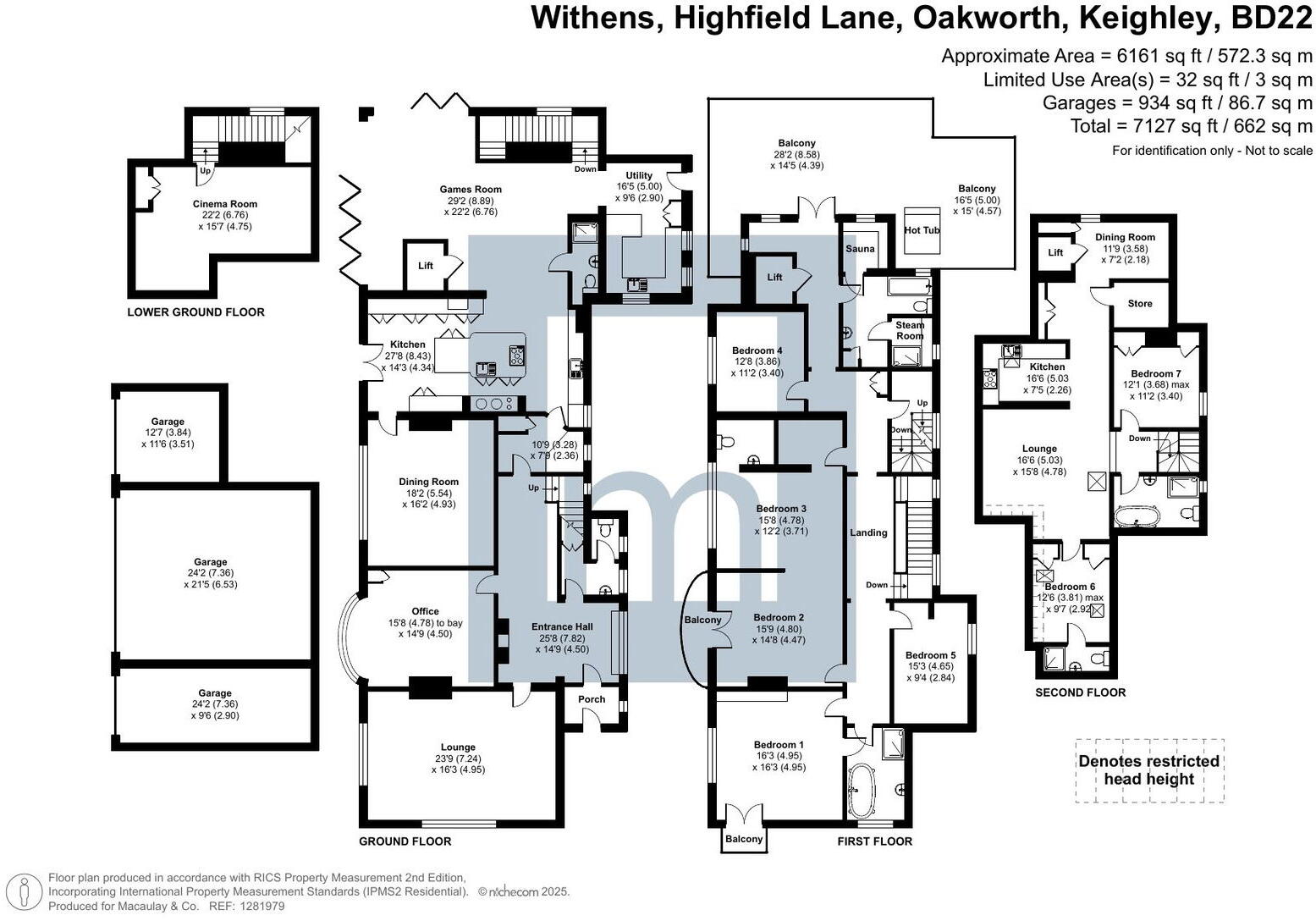 Highfield Lane, Oakworth, Keighley, BD22 7JB floorplan
