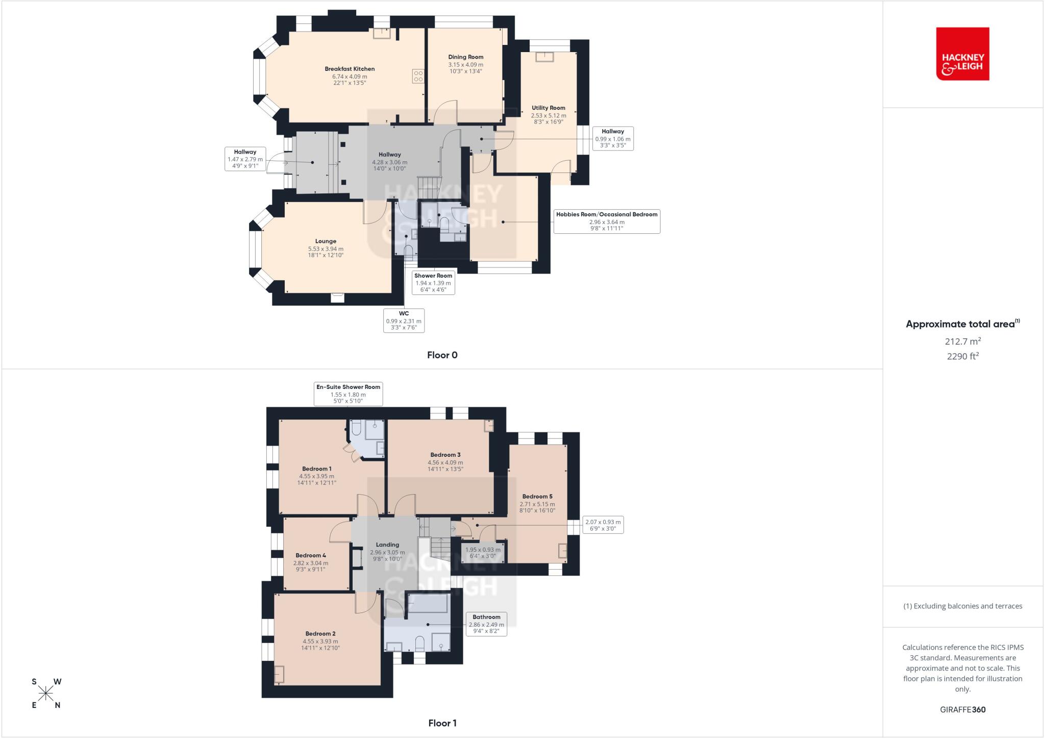 Woodlea, The Heads, Grange-over-Sands, Cumbria, LA11 7EE floorplan