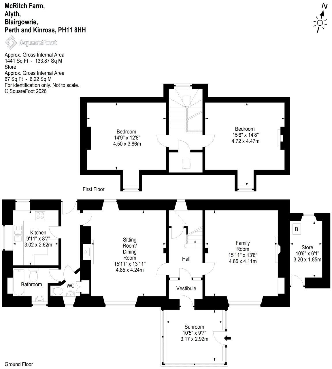 McRitch Farm, Alyth, Blairgowrie, Perthshire, PH11 floorplan