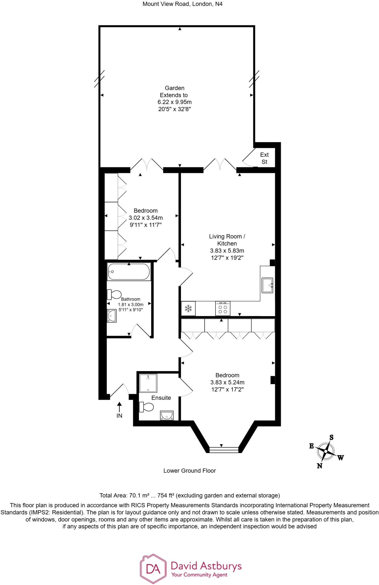 Mount View Road, Stroud Green N4 floorplan