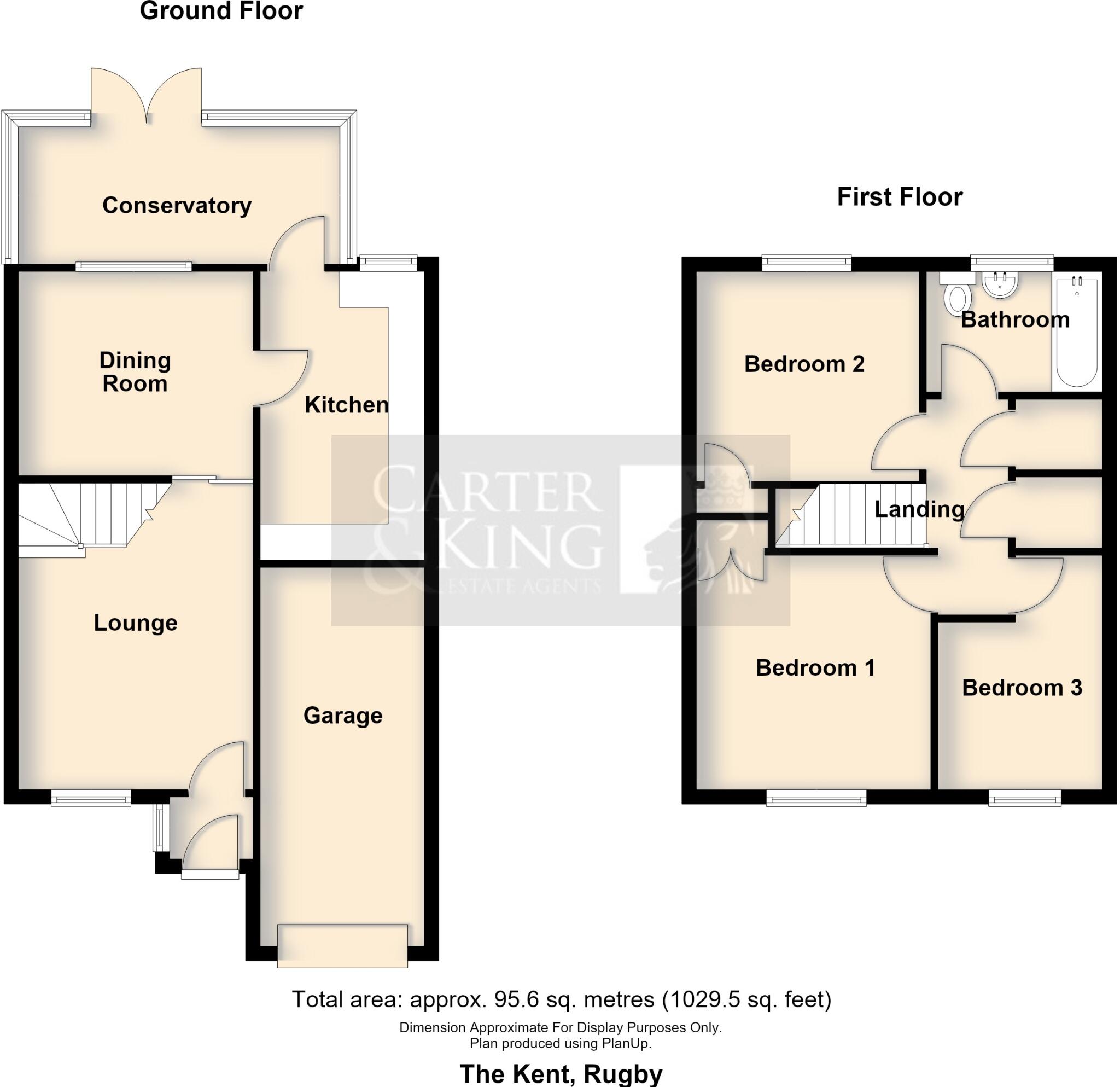 The Kent, Hillmorton, Rugby floorplan