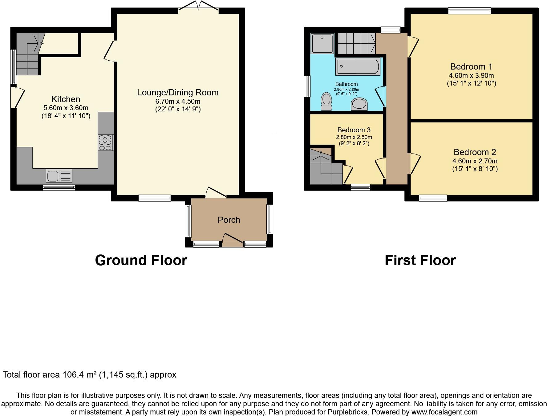 Southfield, Burnley, BB10 floorplan