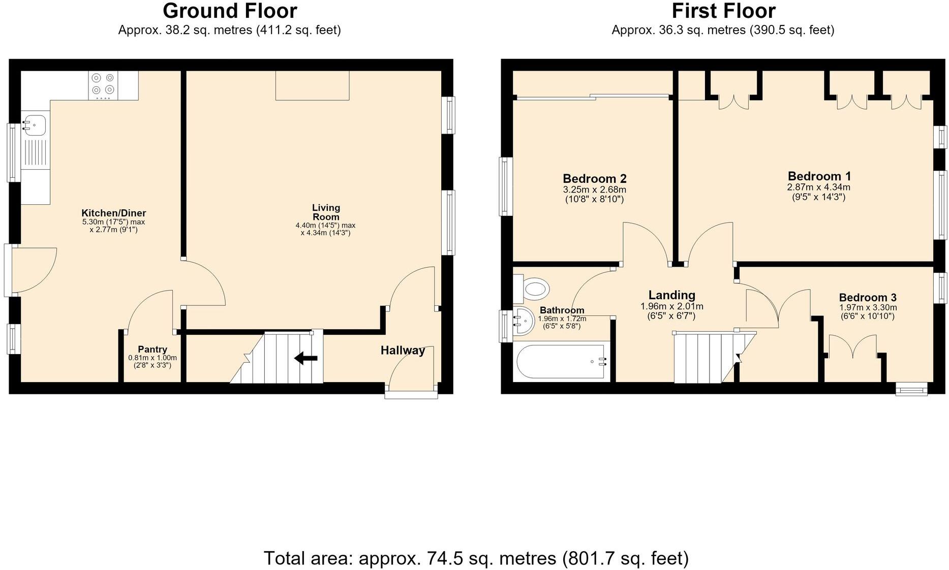 Hargrove Avenue, Padiham, BB12 floorplan