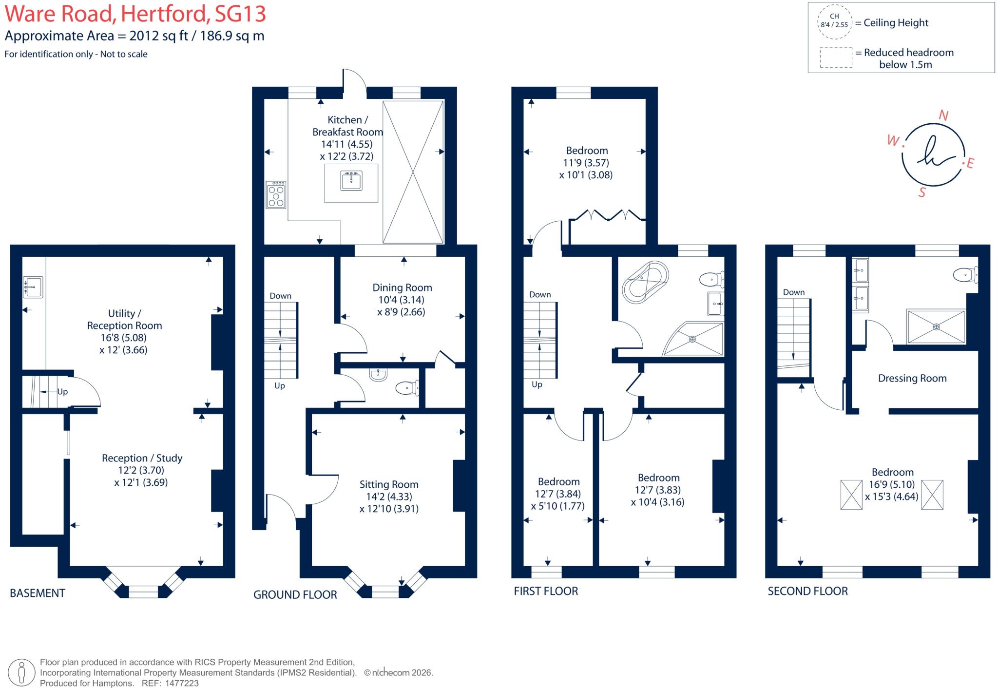 Ware Road, Hertford, SG13 floorplan