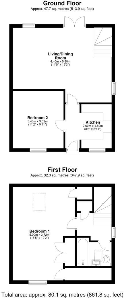Northumberland Place, Greenfields, Shrewsbury floorplan