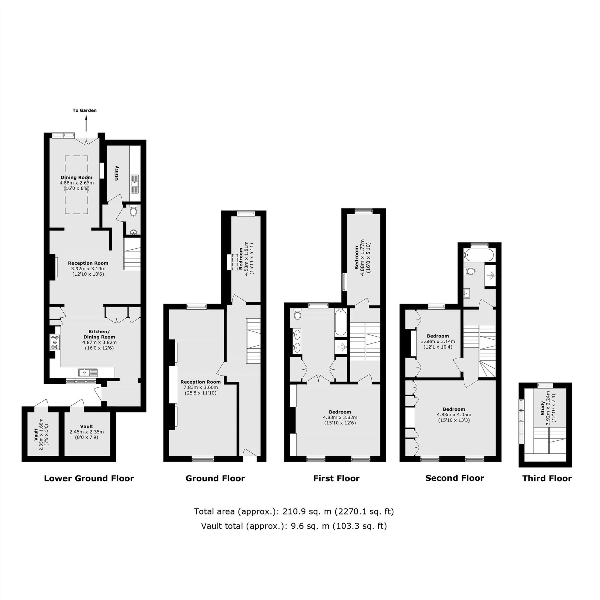 Paultons Square, Chelsea floorplan