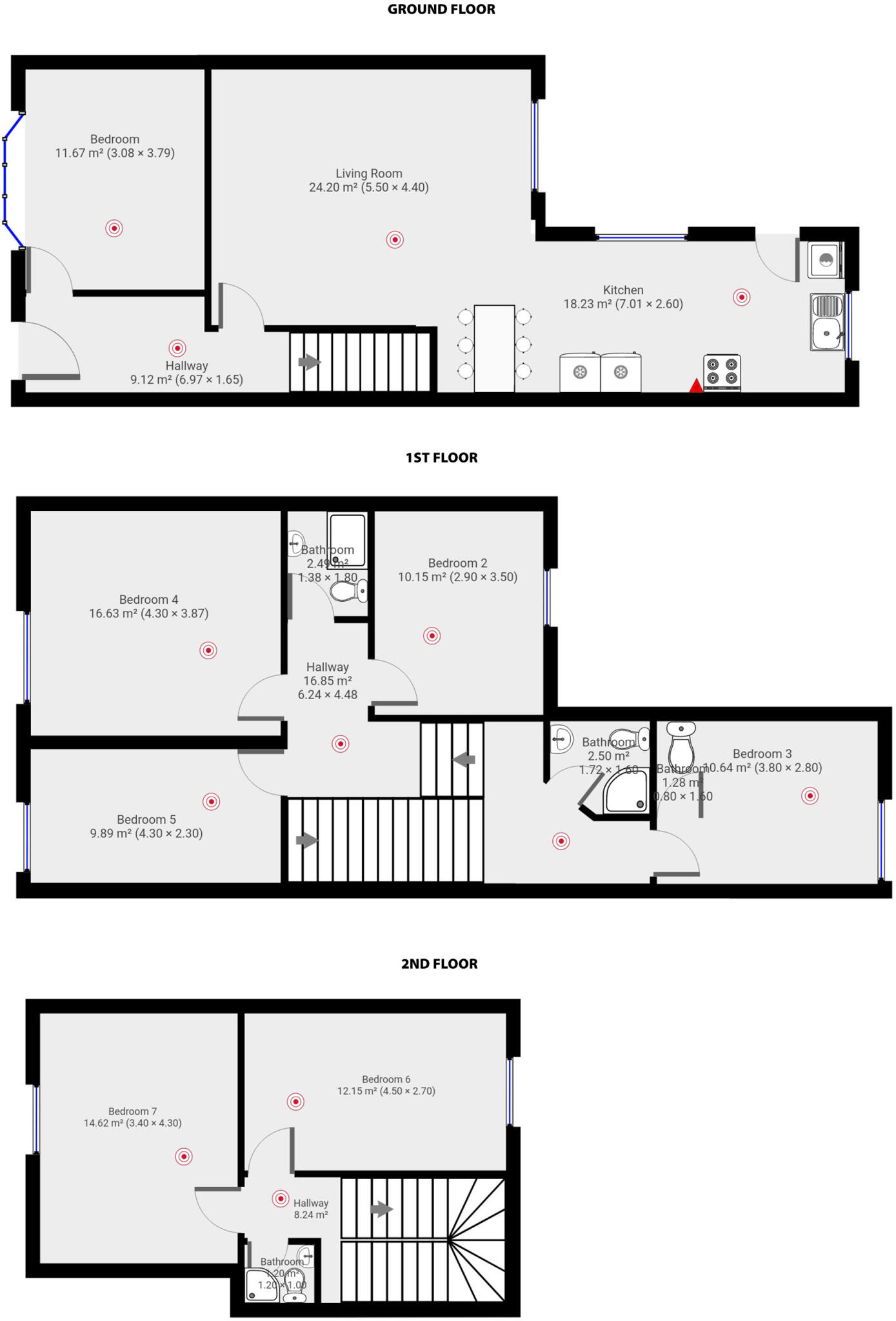 16 Sunbury Avenue, Jesmond floorplan