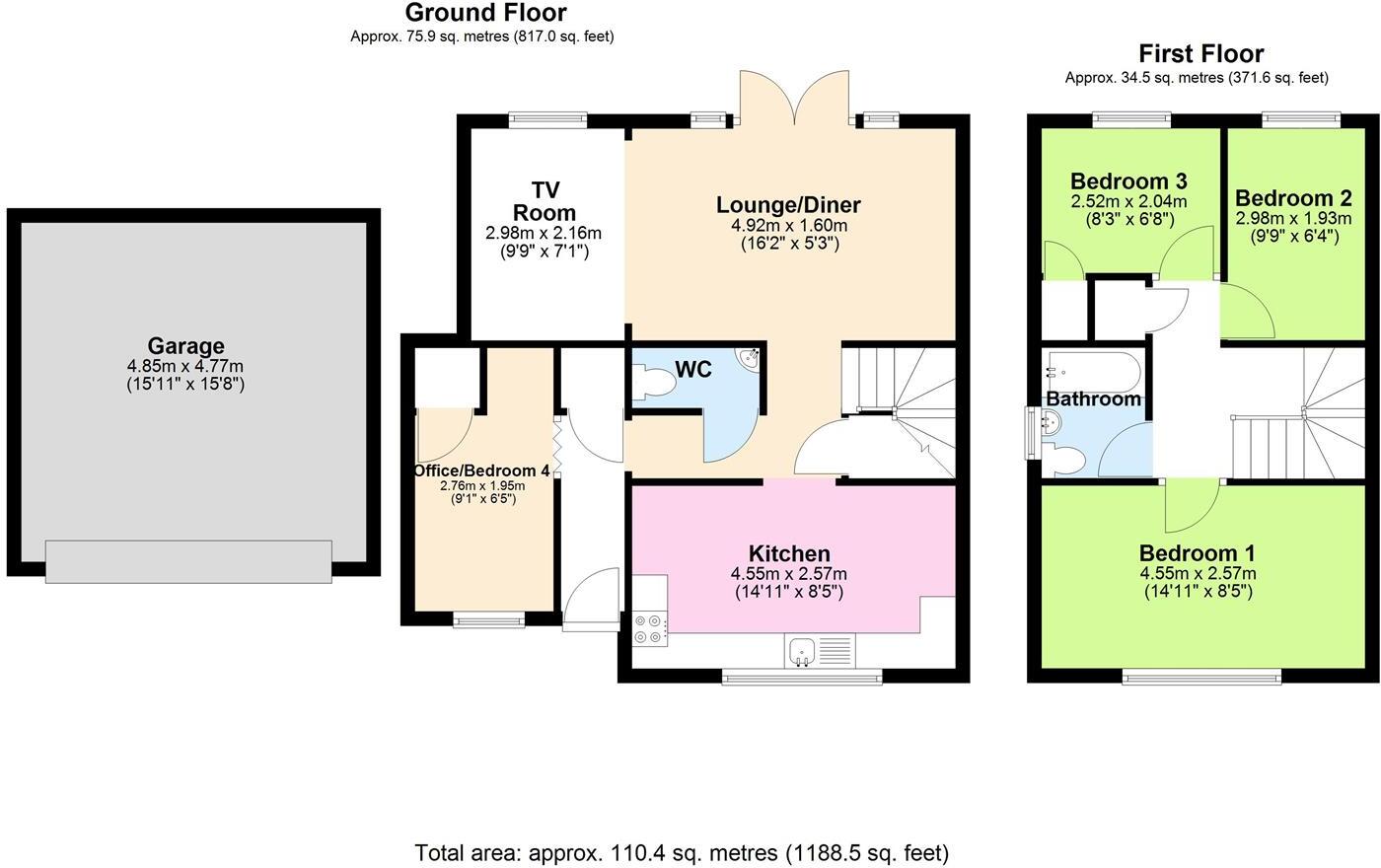 Wadnall Way, Knebworth floorplan