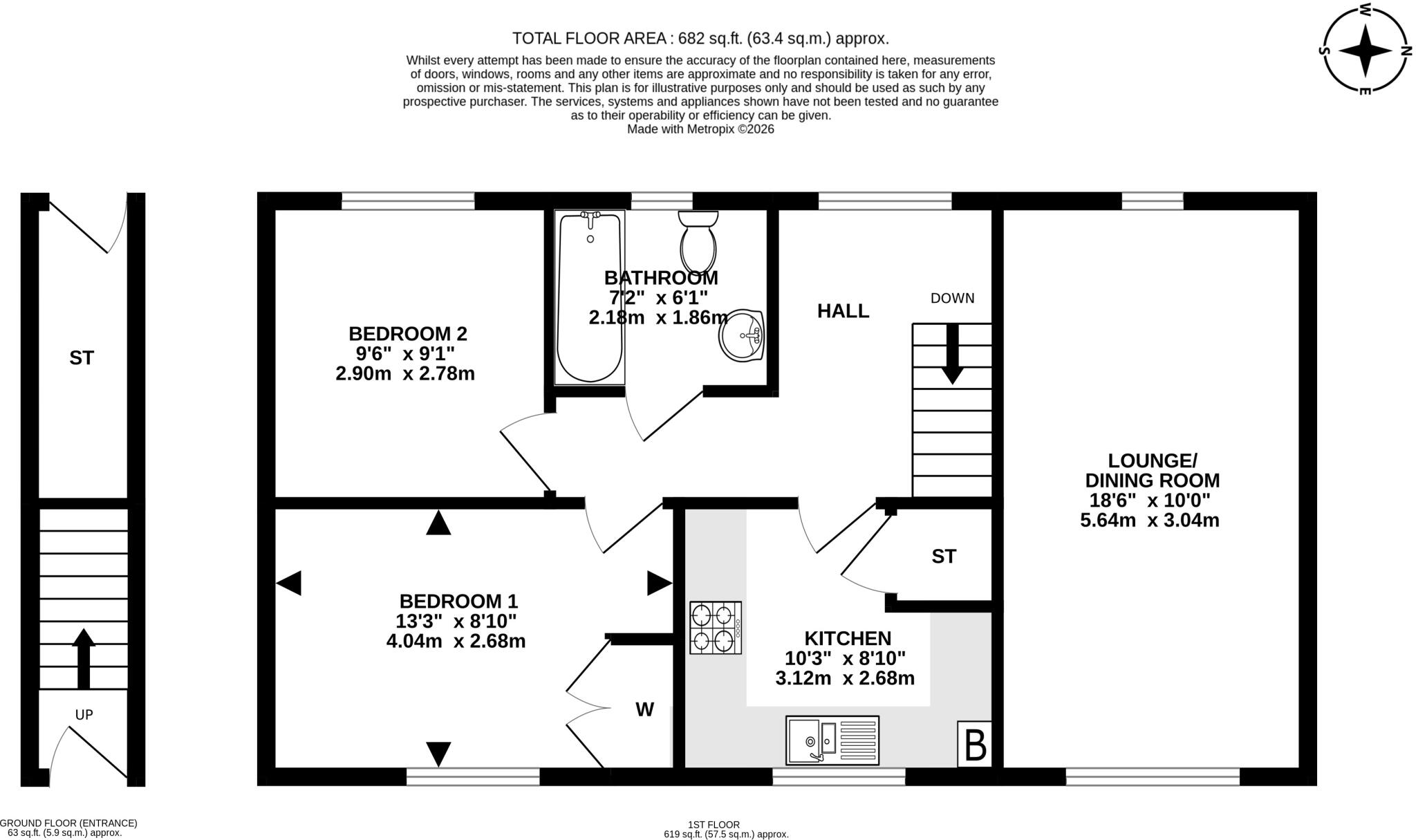 Howarth Road, Wimborne, Dorset, BH21 floorplan