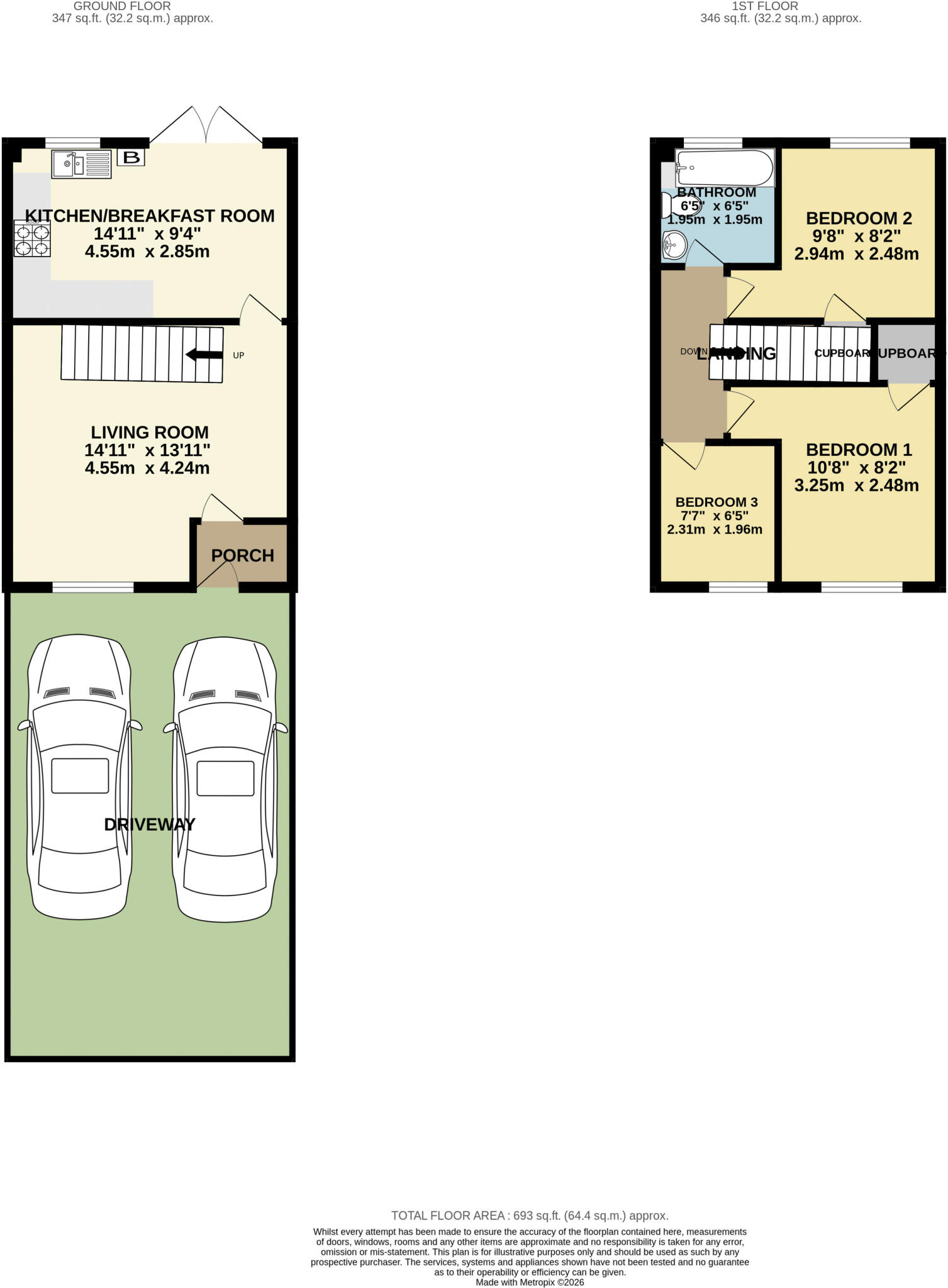 Willow Drive, Bicester, Oxfordshire floorplan