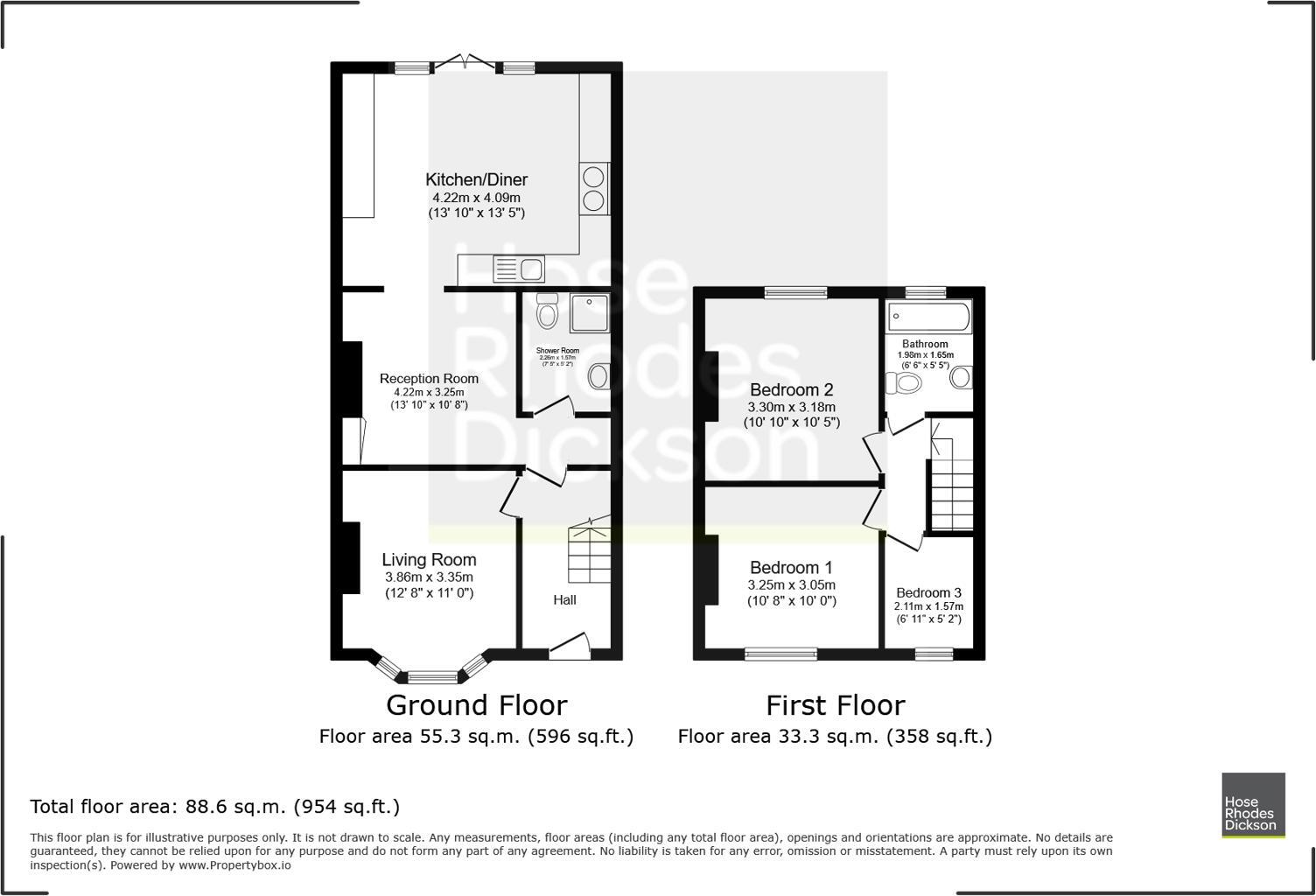 Pelham Road, Cowes, Isle of Wight floorplan