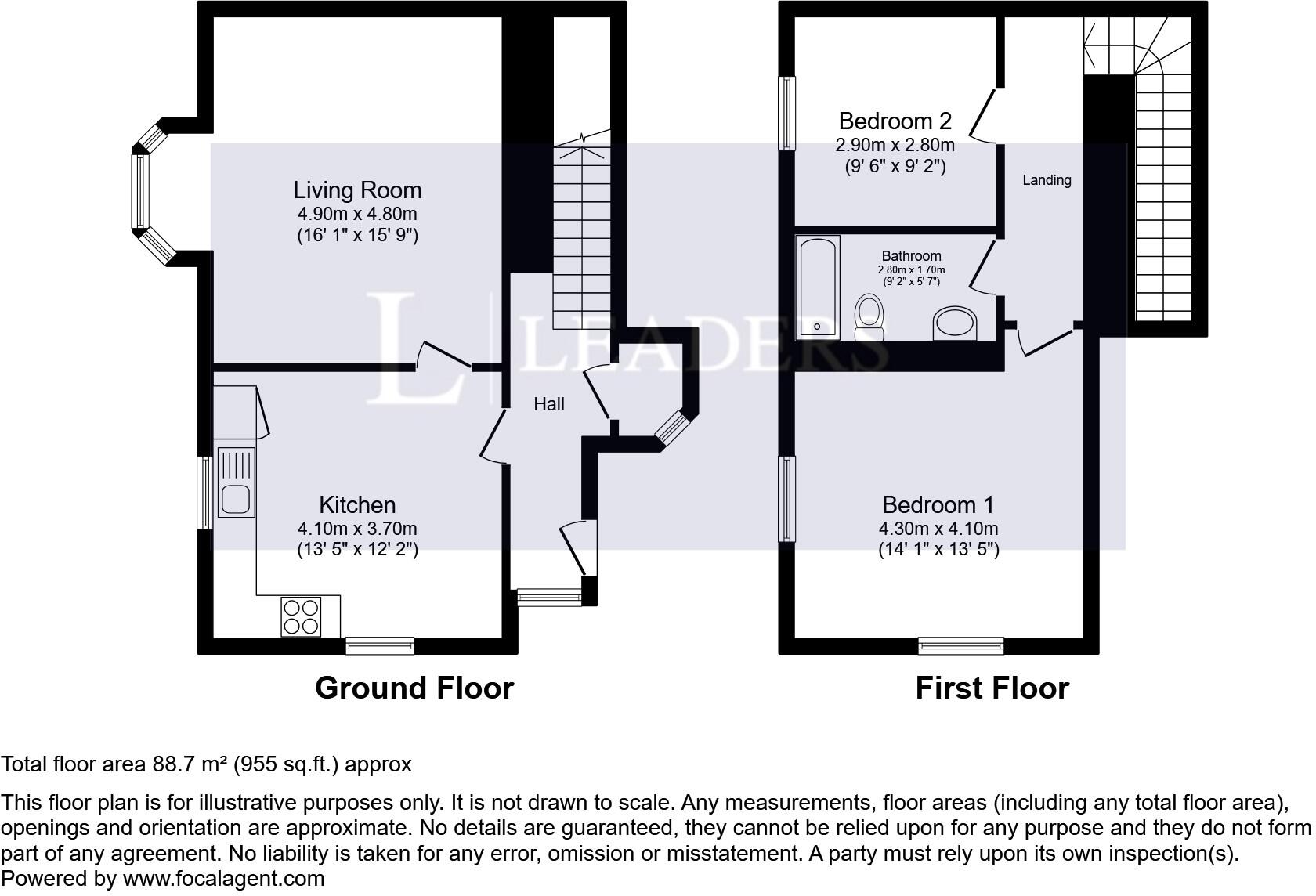 Carlton House, Ringwood Road, Woodlands, SO40 floorplan