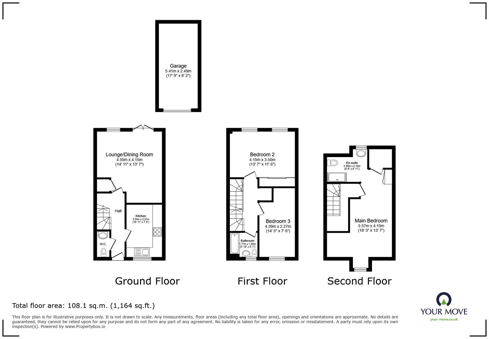 Shearwater Road, Hemel Hempstead, Hertfordshire, HP3 floorplan