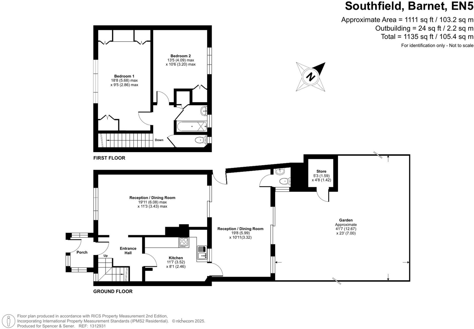Southfield, Barnet, EN5 floorplan