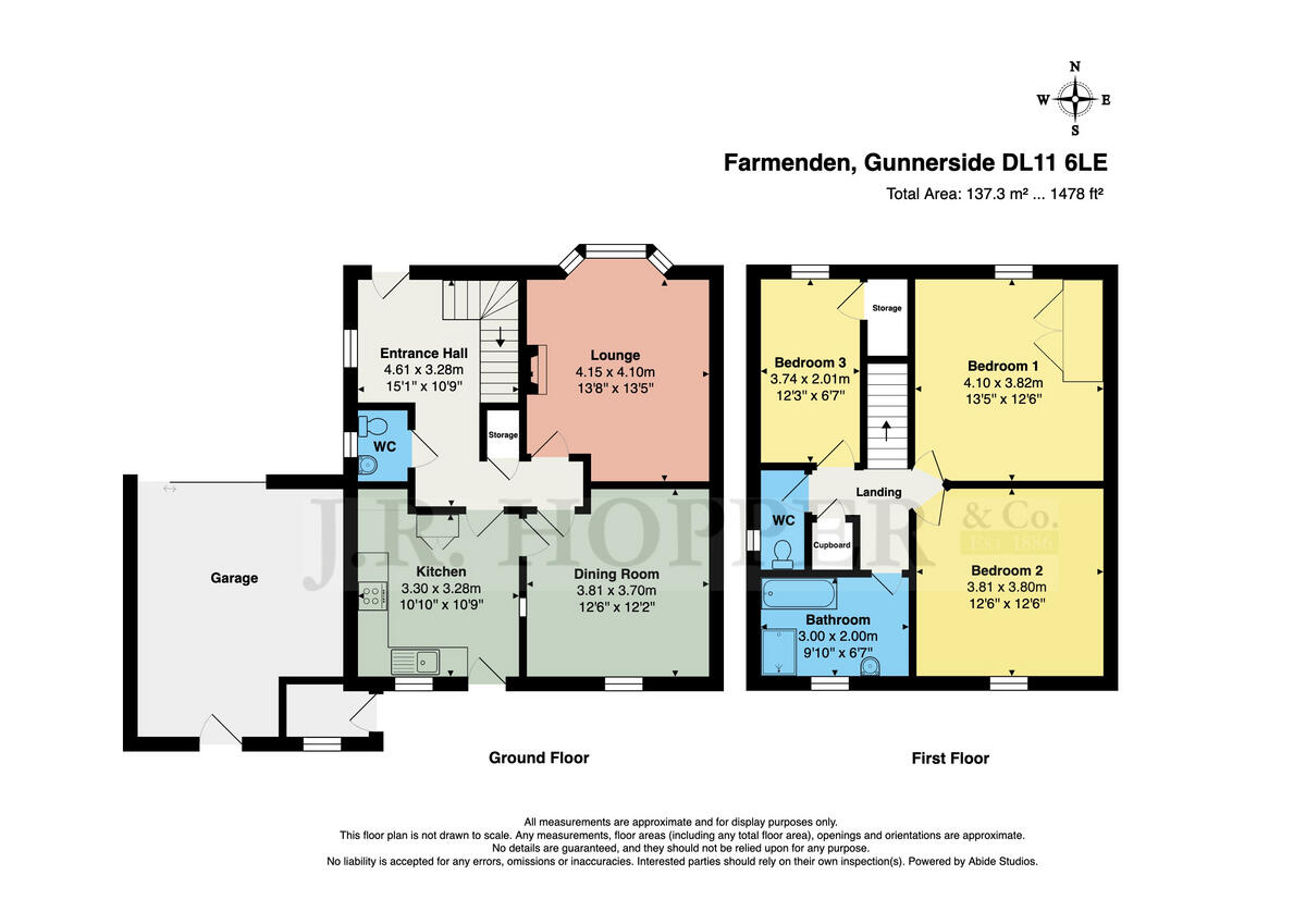 Farmenden, Gunnerside, Richmond, DL11 6LE floorplan