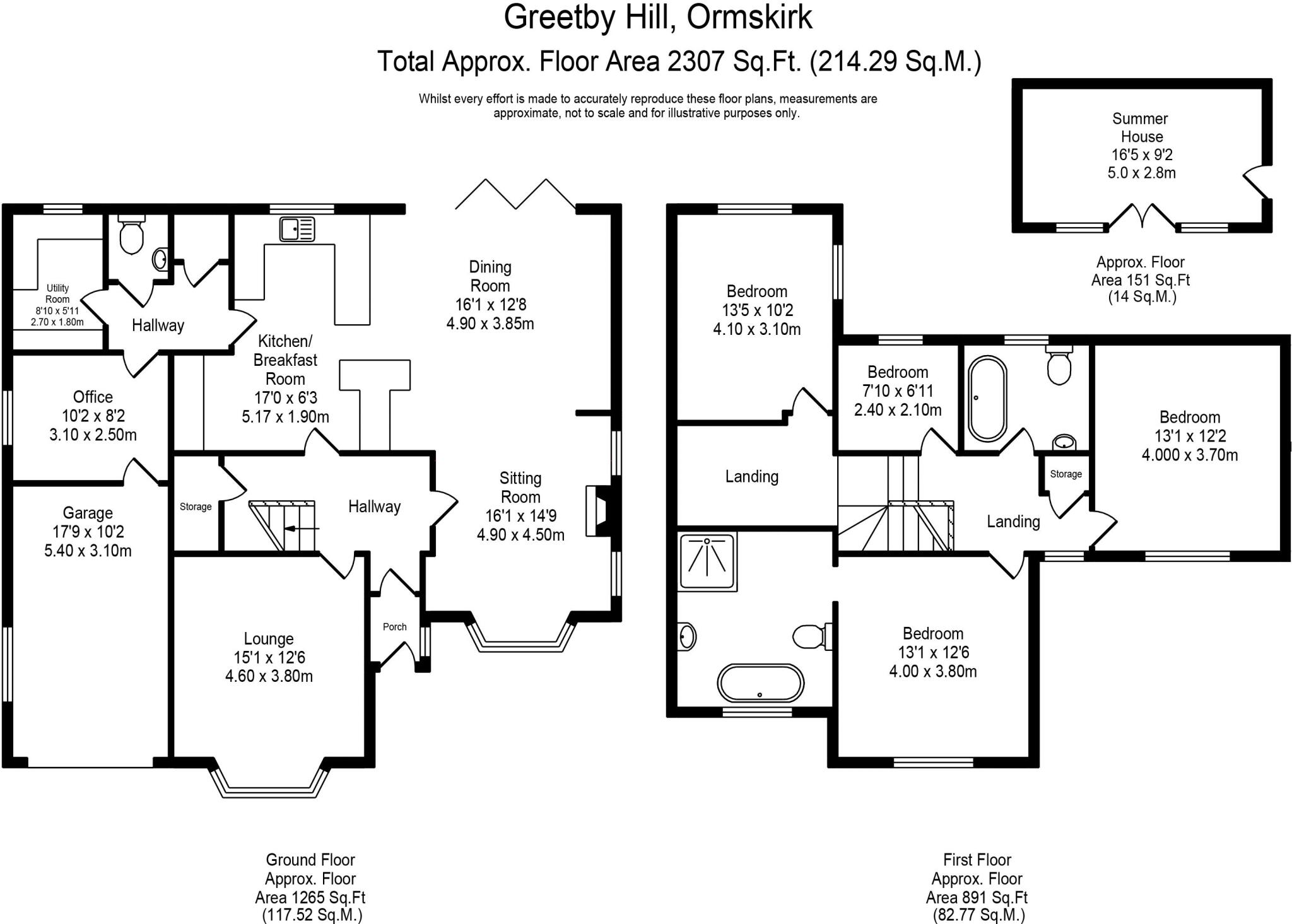 Greetby Hill, Ormskirk floorplan