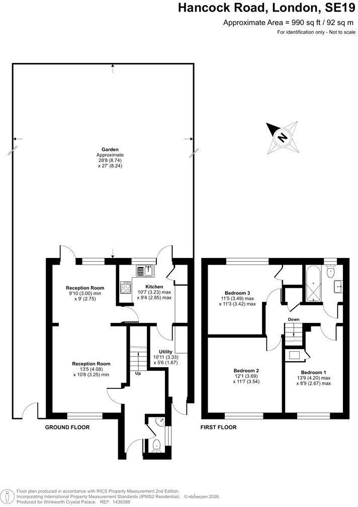 Hancock Road, Crystal Palace, London, SE19 floorplan