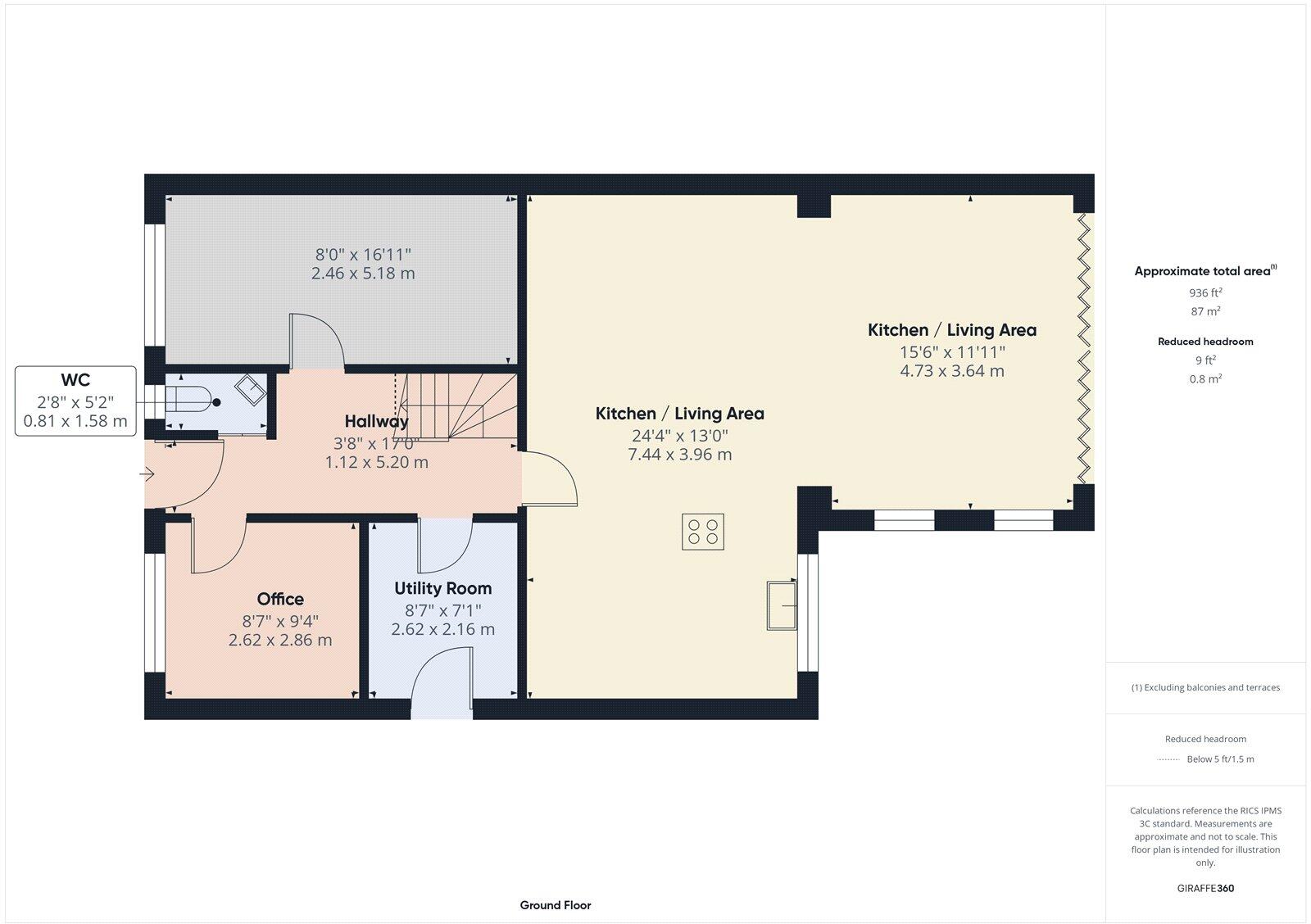 Hall Drive, Beeston, Nottingham, Nottinghamshire, NG9 floorplan
