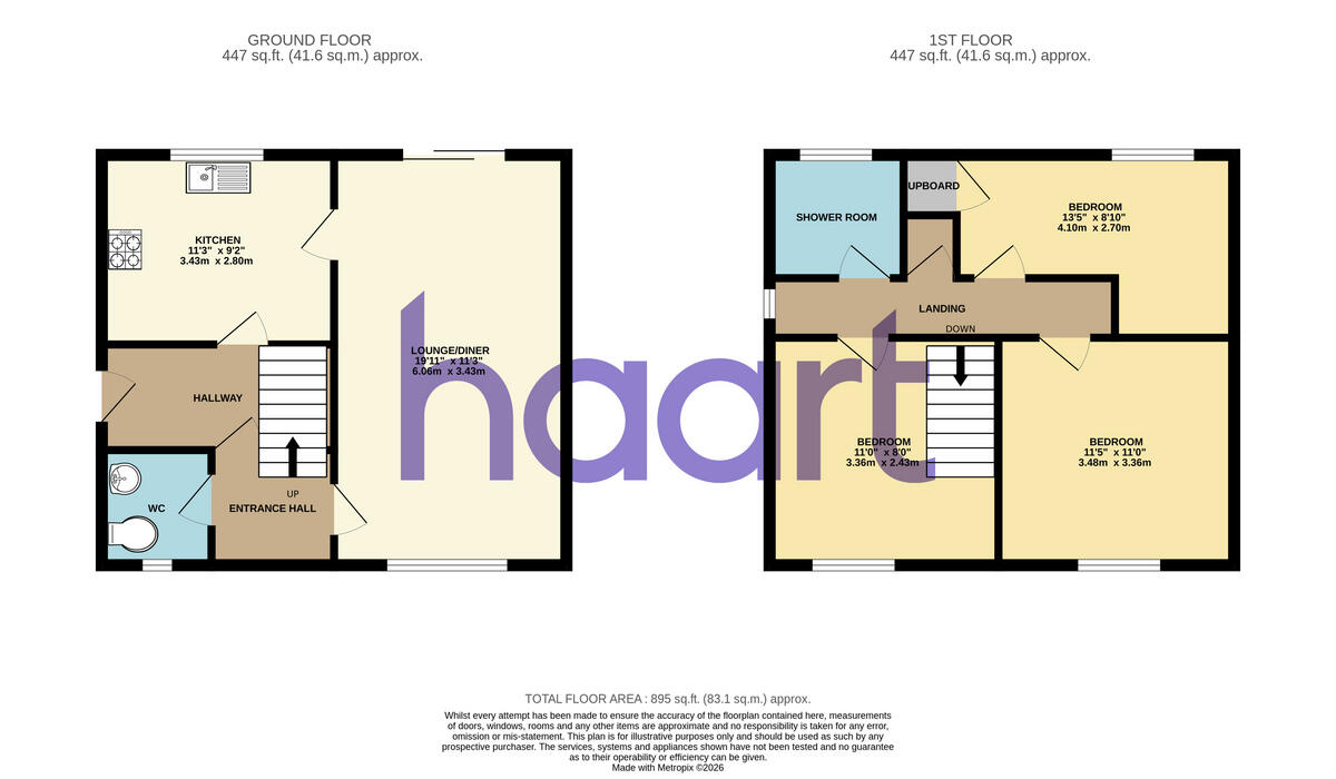 Whitegate Vale, Clifton floorplan