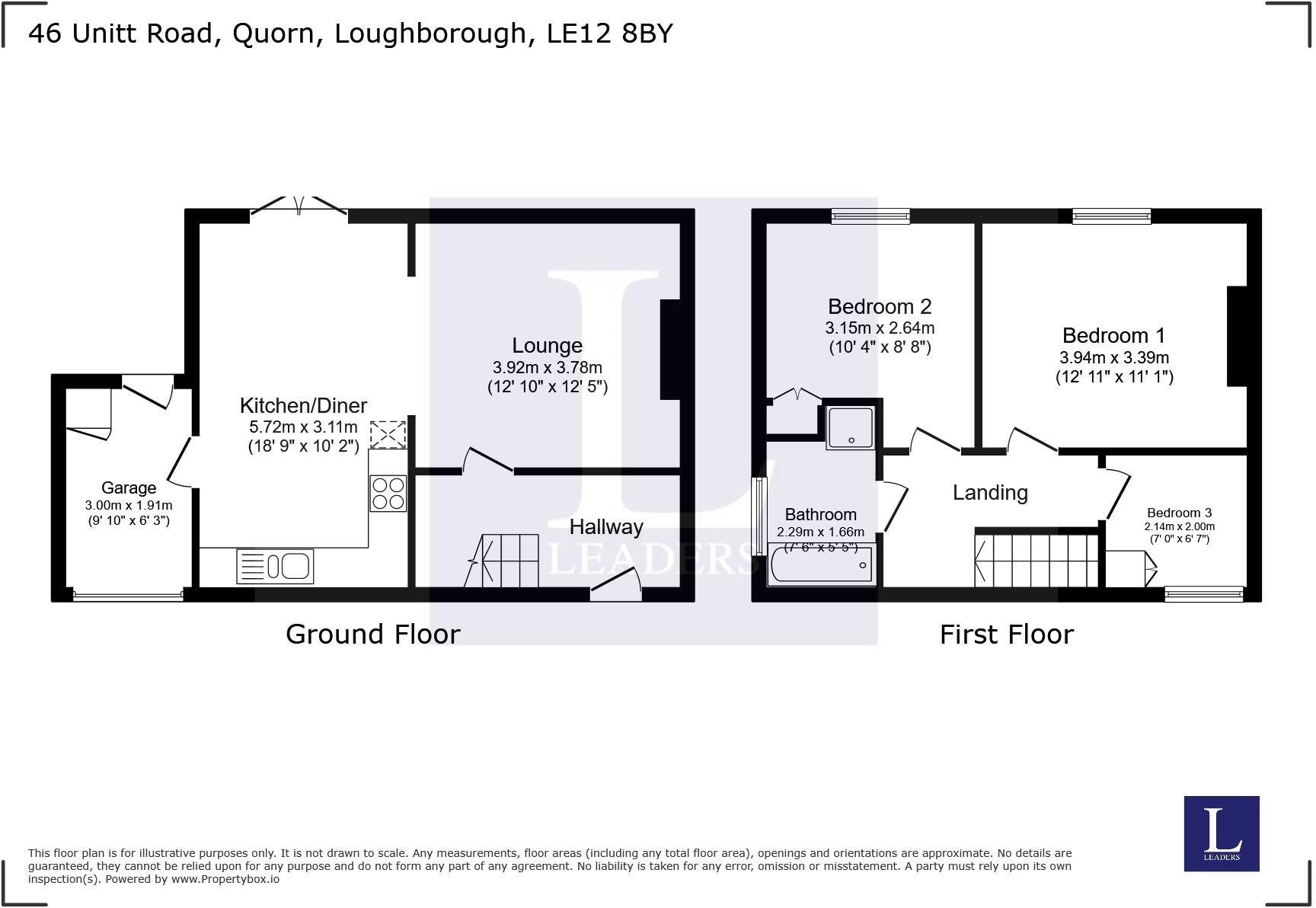 Unitt Road, Quorn floorplan