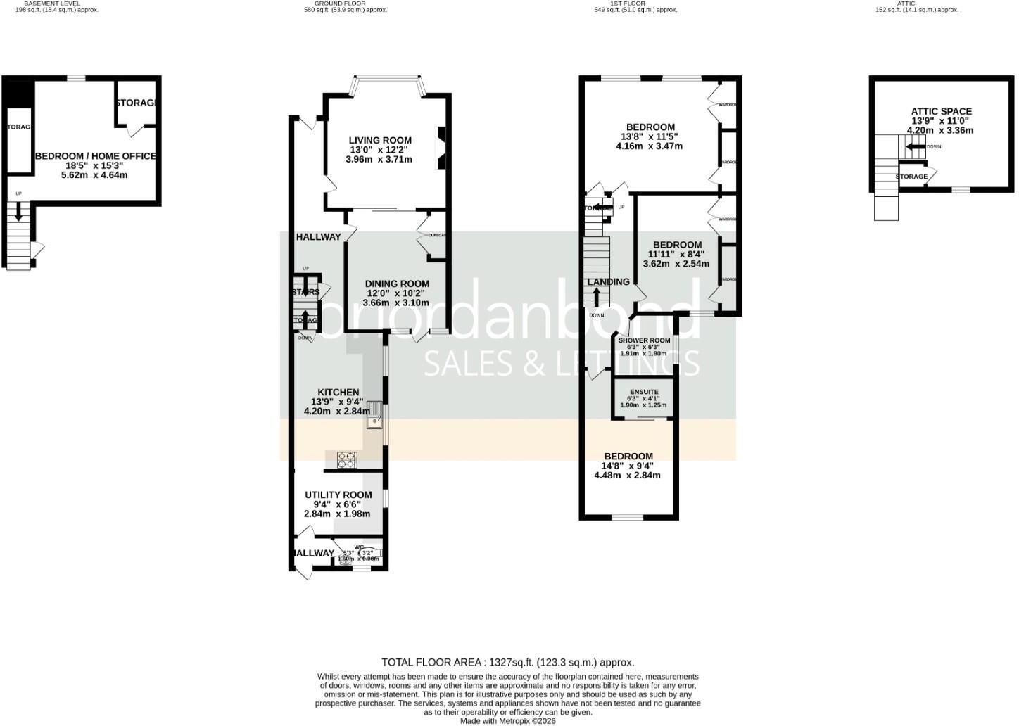 Bostock Avenue, Abington, Northampton NN1 floorplan