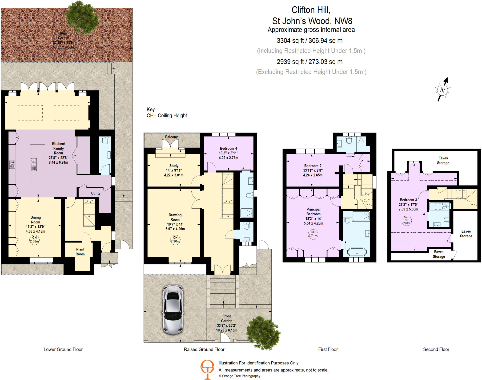 Clifton Hill, St John's Wood, London, NW8 floorplan