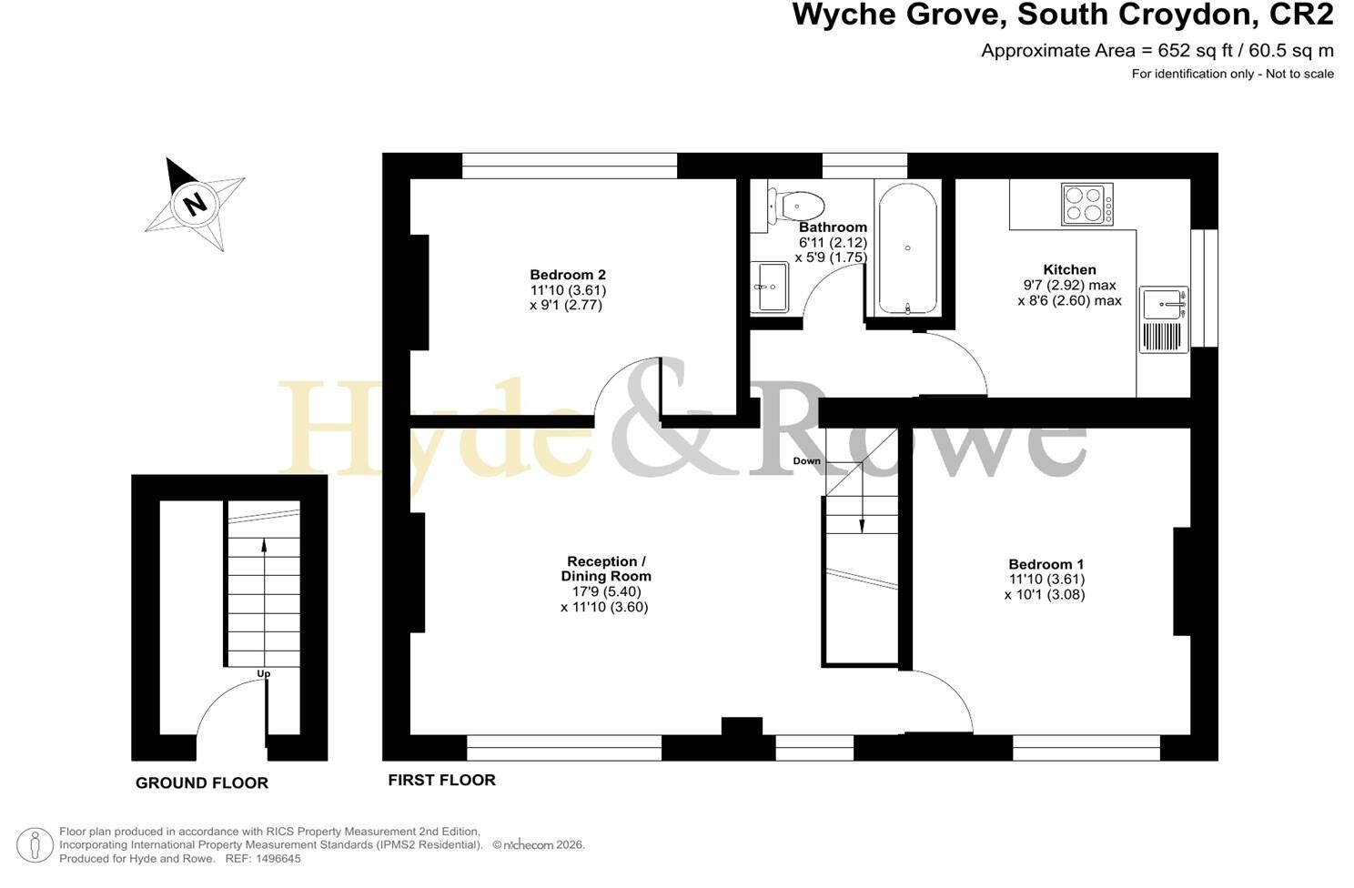 Wyche Grove, CR2 floorplan