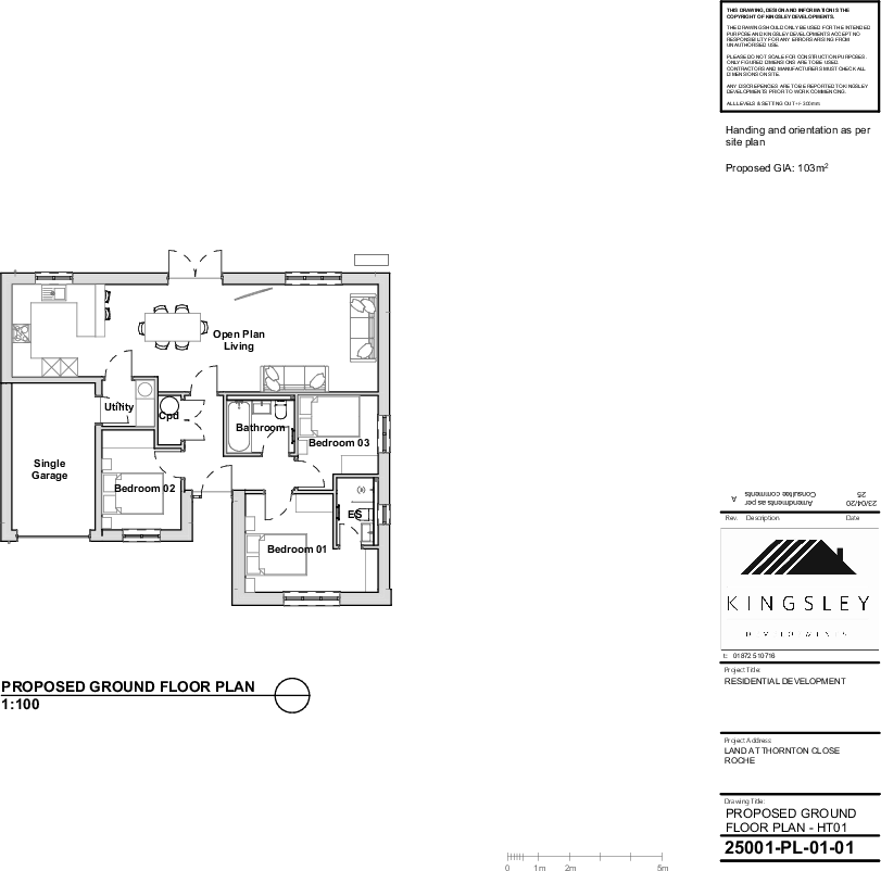 Thornton Close, Roche floorplan