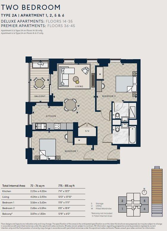 One Thames Quay, Canary Wharf, E14 floorplan