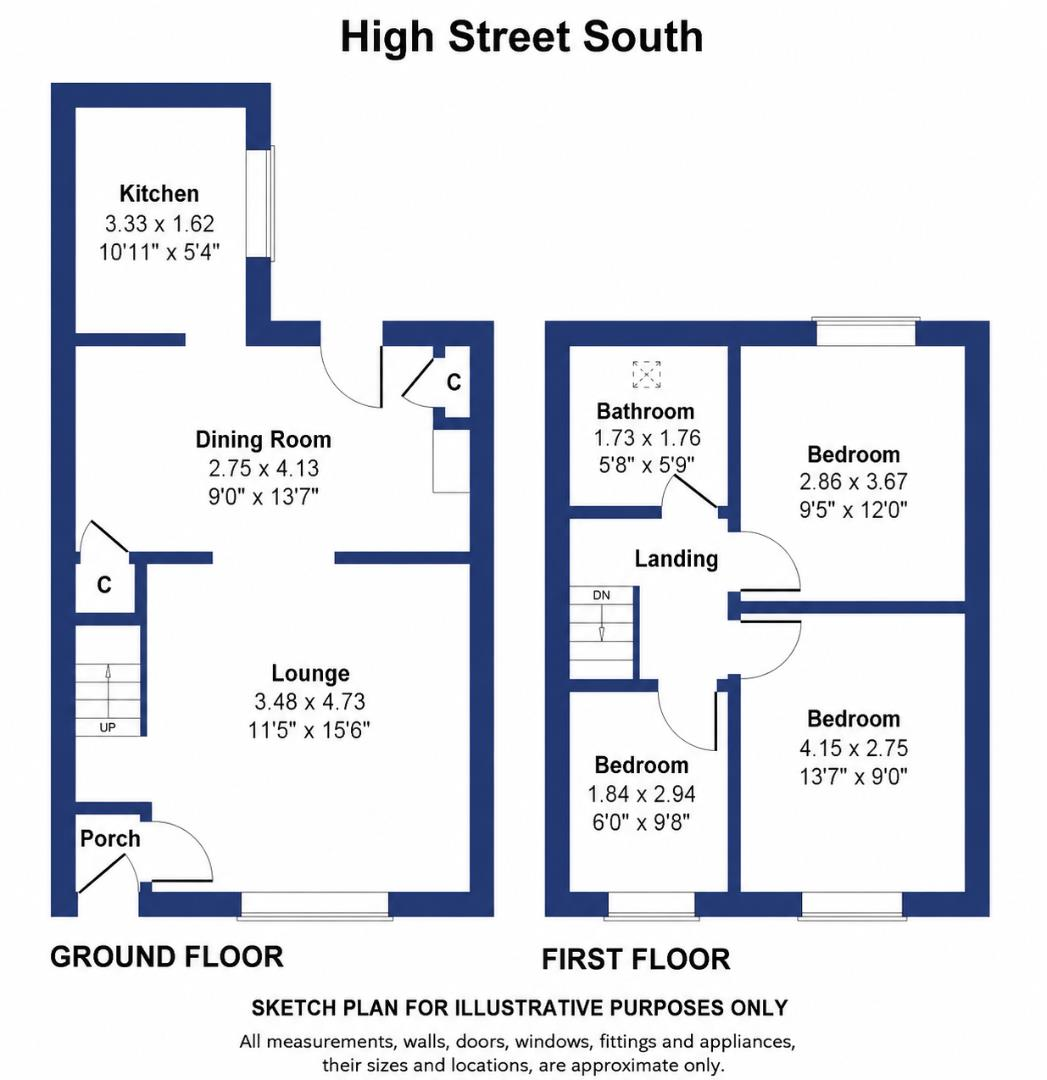 High Street South, Langley Moor, Durham floorplan