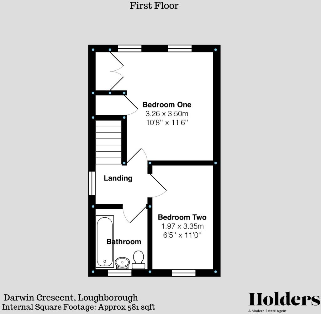 Darwin Crescent, Loughborough floorplan