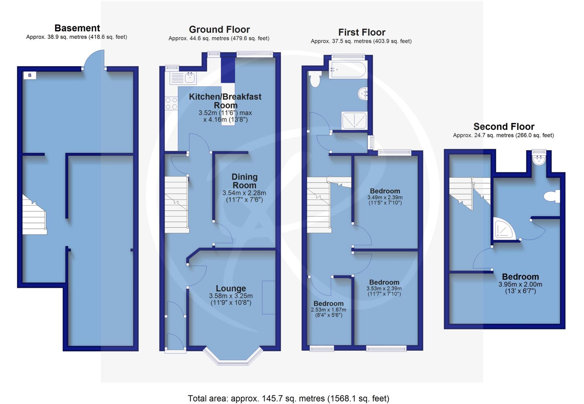 Elm Grove, Bideford floorplan