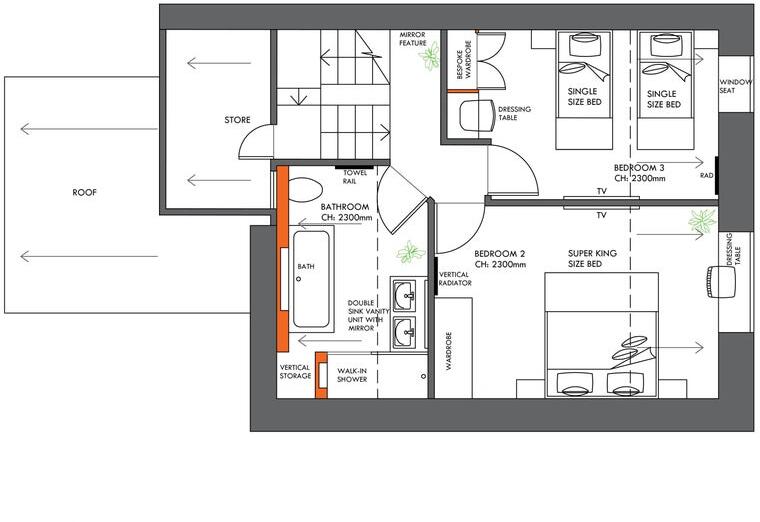 Sheriffs Place, Lake Road, Windermere, LA23 2JA floorplan