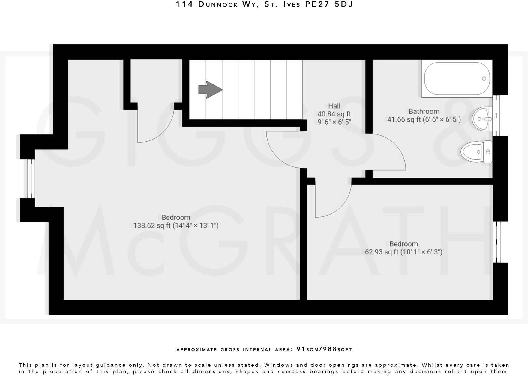 Dunnock Way, St. Ives, Cambridgeshire, PE27 5DJ floorplan