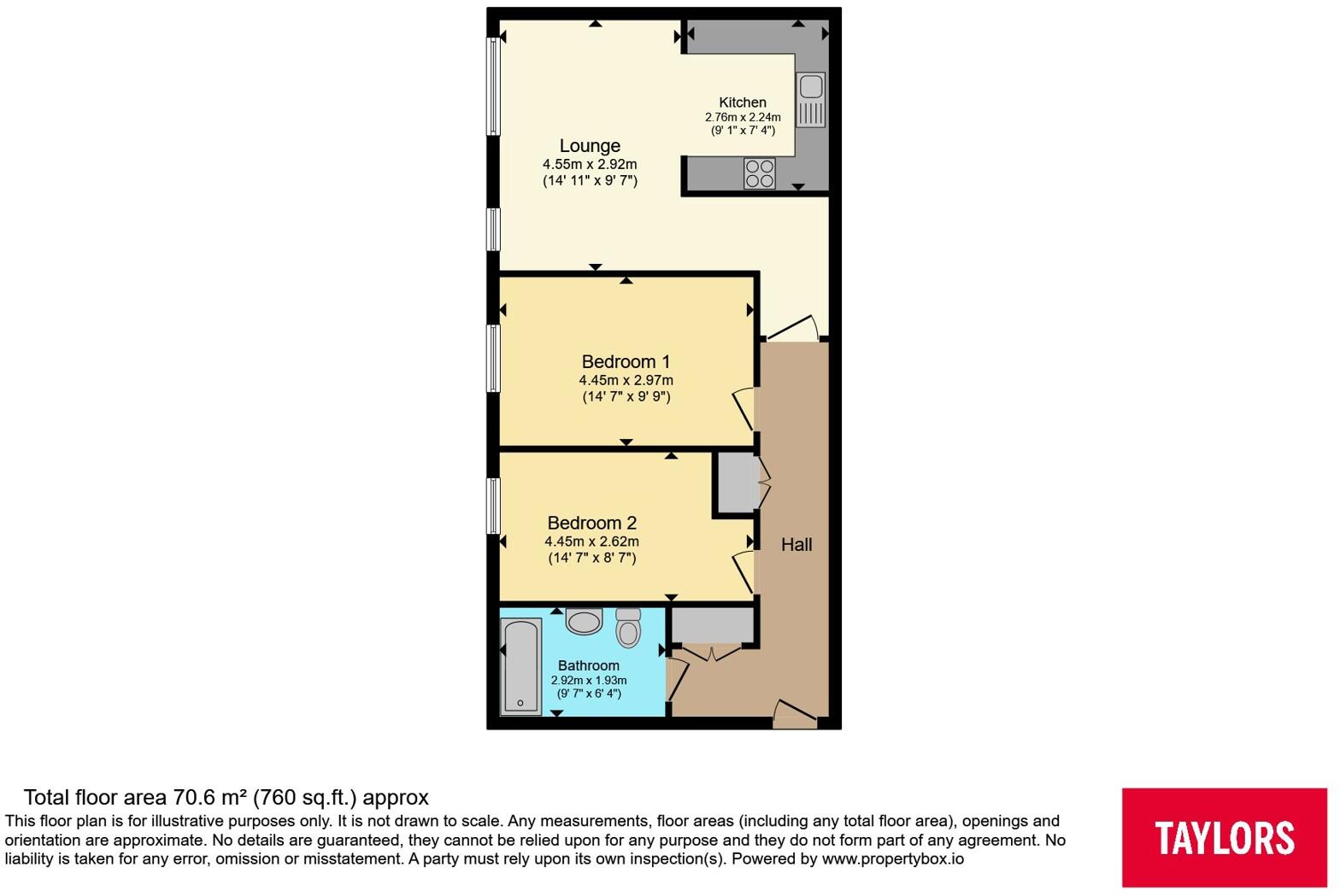 High Street, Upton, Northampton, Northamptonshire, NN5 floorplan