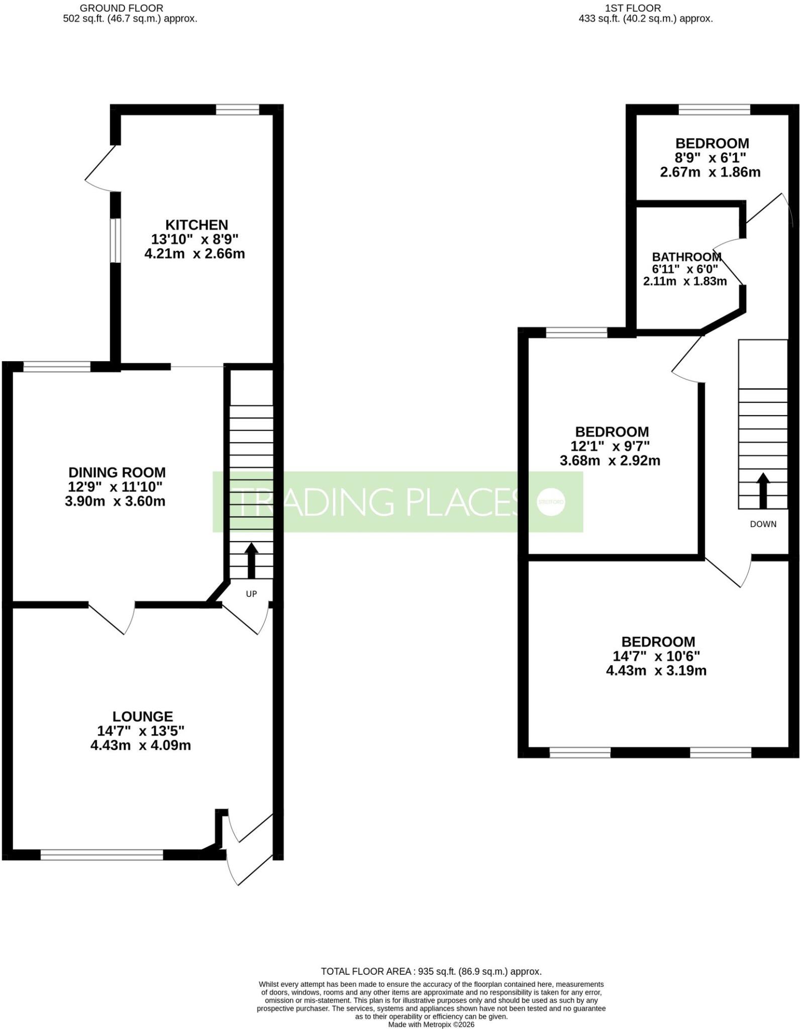 Henshaw Street, Stretford, M32 floorplan
