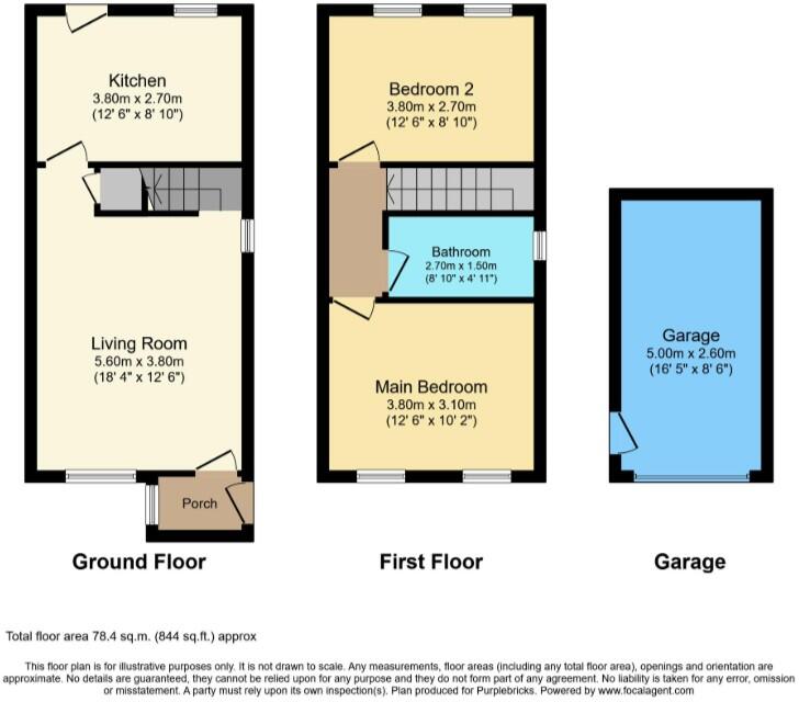 Millbank Rise, Wrexham, LL13 floorplan