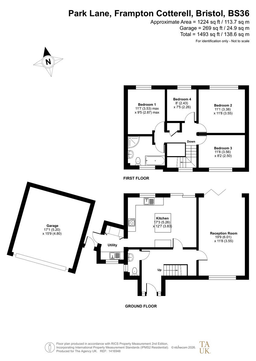 Park Lane, Bristol, BS36 floorplan